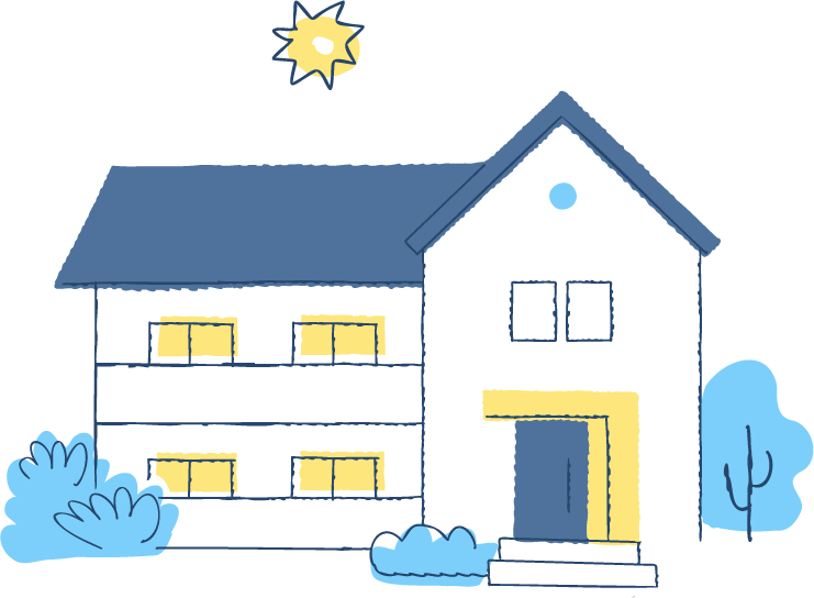 イラストの建物画像