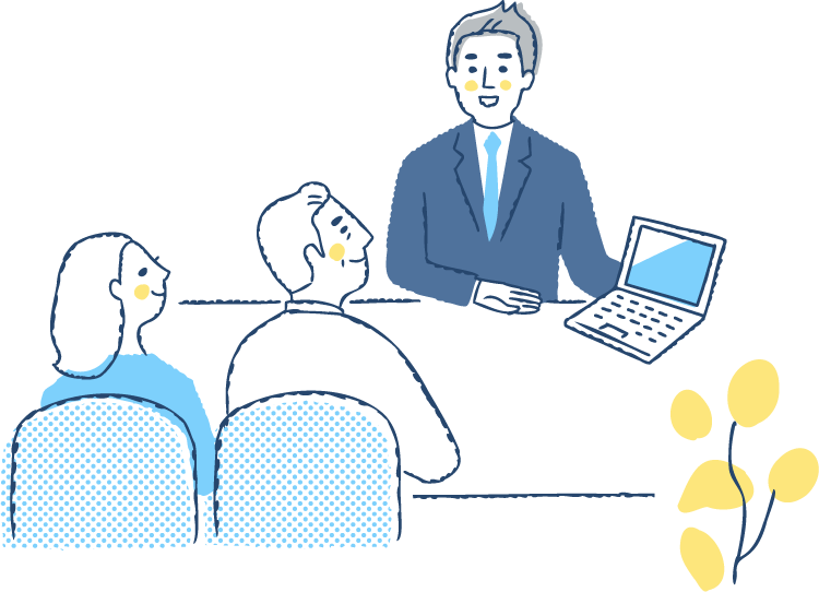 誠実な提案イラスト